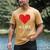 Retro Gamer 1 Life Pixel Heart – 8-Bit Gaming Nostalgia Men's Comfort Colors T-Shirt Mustard