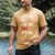 Retro It's Me Hi I'm The Dad It's Me For Dad Men's Comfort Colors T-Shirt Mustard