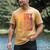 Retro Monster Truck Daddy Matching Family Birthday Party Men's Comfort Colors T-Shirt Mustard