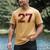 Senior 2027 Maroon Senior Class Of 27 Jersey Graduation Men's Comfort Colors T-Shirt Mustard