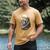 Skeleton Hugging Cat Halloween Cat Lover Cat Mom Dad Men's Comfort Colors T-Shirt Mustard