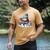Snowman Reading Books Lovers Librarian Bookworm Christmas Men's Comfort Colors T-Shirt Mustard