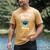 I Survived My Dad's History Degree Graduation Men's Comfort Colors T-Shirt Mustard