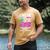 Teal & Purple In Memory Of My Sister Suicide Prevention Men's Comfort Colors T-Shirt Mustard