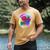 Totally 80's Tie Dye Retro Vibes 1980s Style Nostalgia Men's Comfort Colors T-Shirt Mustard
