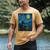 Van Gogh Starry Night Fantasy Reader Dragon Reading Book Men's Comfort Colors T-Shirt Mustard