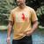 Volleyball Mom Dad Parent Shirt Daughter Player Men's Comfort Colors T-Shirt Mustard