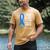 I Wear Blue For My Dad Shirt ALS Awareness Tshirt Men's Comfort Colors T-Shirt Mustard
