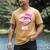 I Wear Purple In Memory For My Wife Dementia Awareness Men's Comfort Colors T-Shirt Mustard