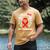 I Wear Red In Memory Of My Husband Heart Disease Awareness Men's Comfort Colors T-Shirt Mustard
