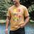 The Wheels On The Bus Dad Birthday Crew Party Toddler Kids Men's Comfort Colors T-Shirt Mustard