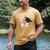 I Worked Hard For This BS Men Women Graduation Premium Tri-Blend Men's Comfort Colors T-Shirt Mustard