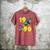 1990 Retro Raised In The 90s Old School Nostalgia Vibes Men's Comfort Colors T-Shirt Crimson