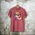 Adorable Book Lover Rattlesnake With Reading Glasses Cute Men's Comfort Colors T-Shirt Crimson