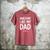Awesome Like My Dad Shirt Kids Son Daughter Fathers Day Men's Comfort Colors T-Shirt Crimson