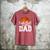 Basketball Dad Basketball Player Game Day Father's Day Men's Comfort Colors T-Shirt Crimson