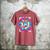Best Dad Ever Colorful Tie Dye Fathers Day Men's Comfort Colors T-Shirt Crimson