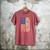 Best Dad Ever US American Flag For Father's Day Men Men's Comfort Colors T-Shirt Crimson