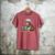Bigfoot Reading a Cookbook Men's Comfort Colors T-Shirt Crimson