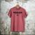 Biker Dad Mountain Bike MTB Father's Day Cyclist Men's Comfort Colors T-Shirt Crimson