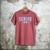 Blue Bow Coquette Floral Senior 2026 Graduation Class Men's Comfort Colors T-Shirt Crimson