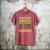 Bucket Dad Softball Dad Baseball Coach Father's Day Men's Comfort Colors T-Shirt Crimson