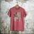 Camo US Flag Deer Elk Buck Camoflage Hunting Hunter Dad Short Sleeve Men's Comfort Colors T-Shirt Crimson