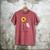 Caring Memory Elephant Sunflower Alzheimer Men's Comfort Colors T-Shirt Crimson