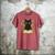 Cat Reading Book Flowers Men's Comfort Colors T-Shirt Crimson