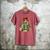 Christmas Book Tree Coquette Bow Xmas Reading Librarian Girl Men's Comfort Colors T-Shirt Crimson