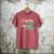 Christmas Twins Expecting Dad T-Shirt Pregnant Wife Tee Men's Comfort Colors T-Shirt Crimson