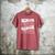 Class Of 2024 High School Senior Graduation Groovy Wave Men's Comfort Colors T-Shirt Crimson