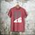 Class Of 2026 High School Senior Graduation Grey Sport Style Men's Comfort Colors T-Shirt Crimson