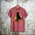 Cute Cat Book Flowers Men's Comfort Colors T-Shirt Crimson