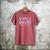 Cute Daddy Saurus Dad Dinosaur Birthday Boy Girl Family Men's Comfort Colors T-Shirt Crimson
