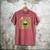 Cute Floral Frog Book Reading Men's Comfort Colors T-Shirt Crimson