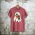Cute Ghost Cat Reading Book Spooky Season Halloween Costume Men's Comfort Colors T-Shirt Crimson