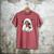 Cute Halloween Ghost Reading Book Men's Comfort Colors T-Shirt Crimson