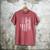 Dad American Flag Dad Patriotic Father's Day Men's Comfort Colors T-Shirt Crimson