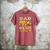 Dad Of The Bee-Day Girl Bee Birthday Party Men's Comfort Colors T-Shirt Crimson