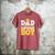 Dad Of The Birthday Boy Construction Birthday Party Hat Men Men's Comfort Colors T-Shirt Crimson
