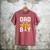 Dad Of The Birthday Boy Construction Worker Bday Men's Comfort Colors T-Shirt Crimson