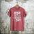 Dad Of The Birthday Boy Dirt Bike Men's Comfort Colors T-Shirt Crimson