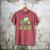 Dad Of The Birthday Boy Tractor Farm Trucks Family Party Men's Comfort Colors T-Shirt Crimson