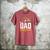 Dad Birthday Crew Construction Men's Comfort Colors T-Shirt Crimson