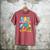 Dad Birthday Crew Sea Ocean Fish Aquarium Bday Party Men's Comfort Colors T-Shirt Crimson