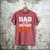 Dad Of The Birthday Girl Basketball Dad Family Matching Men's Comfort Colors T-Shirt Crimson