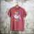 Dad Of The Birthday Girl Skater Roller Skate Family Party Men's Comfort Colors T-Shirt Crimson