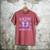 Dad Of The Birthday Girl Tie Dye Butterfly Birthday Family Men's Comfort Colors T-Shirt Crimson