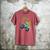 Dad Building Blocks Monster Truck Dinosaur Birthday Men's Comfort Colors T-Shirt Crimson